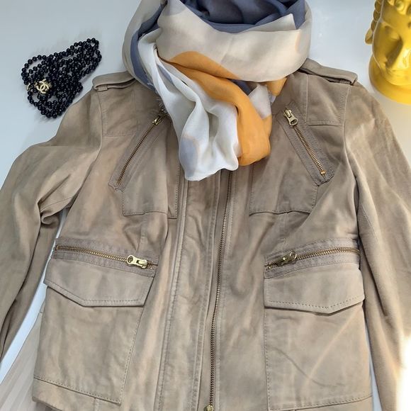 Adam Lippes suede beige jacket size 2 or XS - Picture 11 of 12